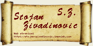 Stojan Živadinović vizit kartica